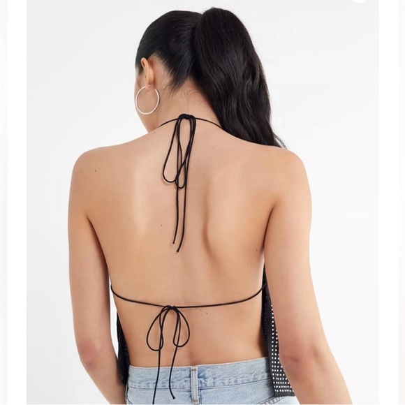 For Love & Lemons Aftwr Dark Halter Top - Picture 2 of 4